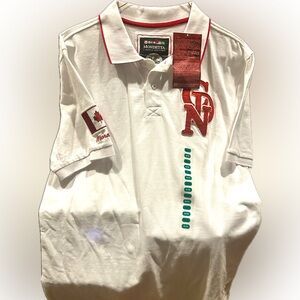 New with Tags Mondetta White Golf Shirt – Size XL with Canadian Flag Embroidery